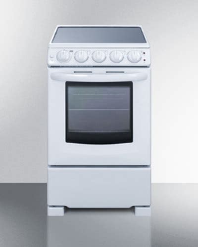 small white stove